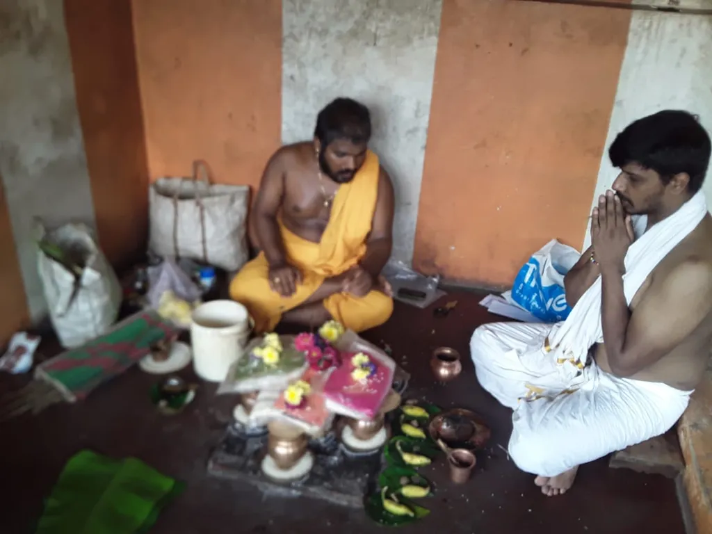Narayana Bali pooja being performed at Gokarna